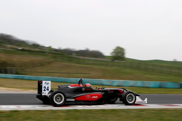 2014 European F3 Testing.
Hungaroring, Budapest, Hungary.
Friday 04 April 2014.
Tatiana Calderon (COL) Signature Dallara F312  Renault.
World Copyright: XPB Images / LAT Photographic.
ref: Digital Image 3035509_HiRes