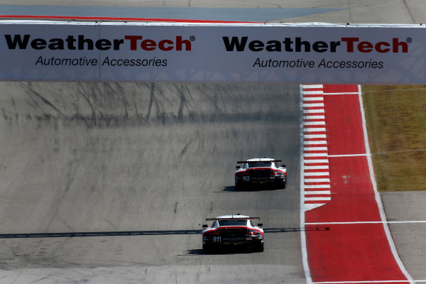 IMSA WeatherTech SportsCar Championship
Advance Auto Parts SportsCar Showdown
Circuit of The Americas, Austin, TX USA
Thursday 4 May 2017
911, Porsche, Porsche 911 RSR, GTLM, Patrick Pilet, Dirk Werner, 912, Laurens Vanthoor, Wolf Henzler
World Copyright: Phillip Abbott
LAT Images
ref: Digital Image abbott_COTA_0517_0939