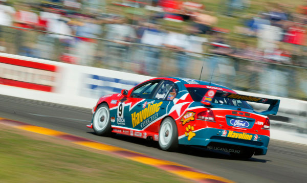 2003 Australian V8 Supercars
Oran Park, Sydney, Australia. 17th August 2003.
Ford driver Russell Ingall in action for tomorrows 300km race at Sydneys Oran Park. 
World Copyright: Mark Horsburgh/LAT Photographic
ref: Digital Image Only