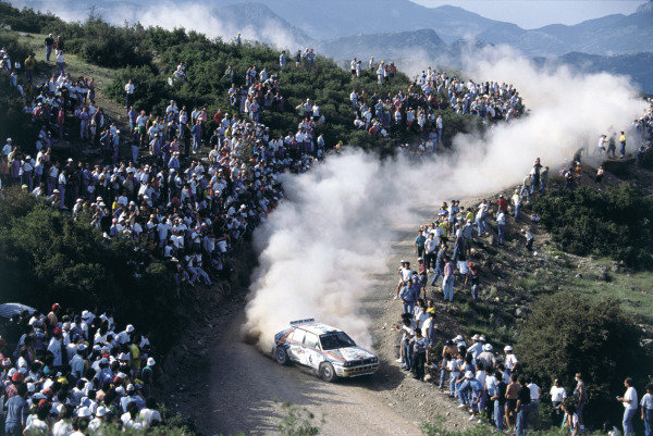 2003 Racing Past.
. Exhibition1992 Acropolis Rally, Greece. Didier Auriol/Bernard Occelli (Lancia HF Integrale), 1st position.World Copyright - LAT PhotographicExhibition ref: a053