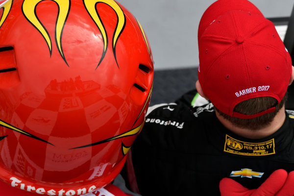 2017 Verizon IndyCar Series
Honda Indy Grand Prix of Alabama
Barber Motorsports Park, Birmingham, AL USA
Sunday 23 April 2017
Josef Newgarden, Team Penske Chevrolet, victory lane, firehawk
World Copyright: Scott R LePage
LAT Images
ref: Digital Image lepage-170423-bhm-6494 2017 Verizon IndyCar Series
Honda Indy Grand Prix of Alabama
Barber Motorsports Park, Birmingham, AL USA
Sunday 23 April 2017
Josef Newgarden, Team Penske Chevrolet, victory lane, firehawk
World Copyright: Scott R LePage
LAT Images
ref: Digital Image lepage-170423-bhm-6494