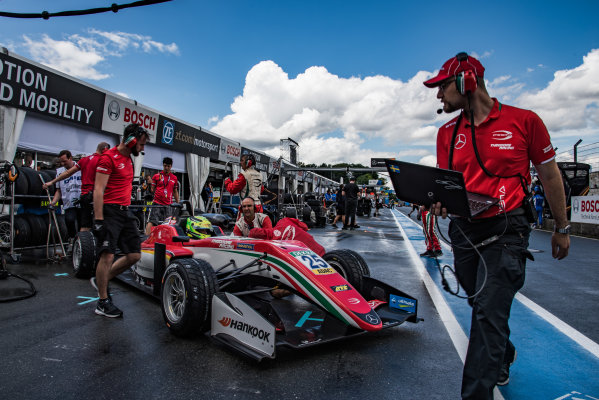 2017 FIA Formula 3 European Championship.
Round 5 - Nuremberg, Germany.
Friday 30 June 2017.
Mick Schumacher, Prema Powerteam, Dallara F317 - Mercedes-Benz
World Copyright: Mario Bartkowiak/LAT Images
ref: Digital Image 2017-06-30_FIA-F3_Norisring_FP_0133