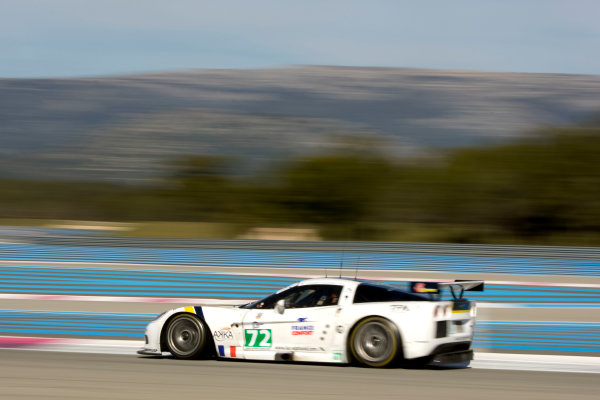 Circuit Paul Ricard, France. 8th March 2009. 
Luc Alphand  / Patrice Goueslard / Yann Clairay / Olivier Beretta, (LUC Alphand Aventures) Corvette C6R. 
Action. 
World Copyright: Drew Gibson/LAT Photographic.
ref: Digital Image DG0_2804