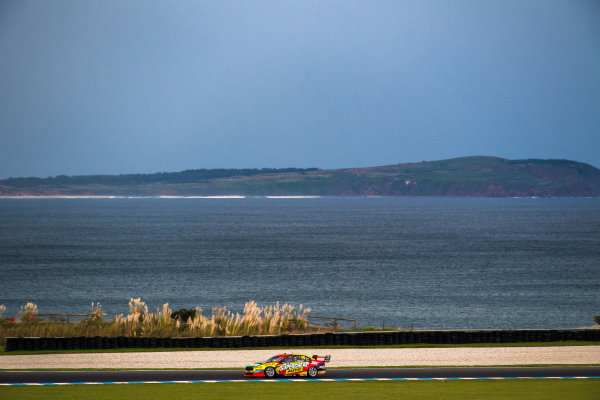 2017 Supercars Championship Round 3. 
Phillip Island 500, Phillip Island, Victoria, Australia.
Friday 21st April to Sunday 23rd April 2017.
Chaz Mostert drives the #55 Supercheap Auto Racing Ford Falcon FGX.
World Copyright: Daniel Kalisz/LAT Images
Ref: Digital Image 210417_VASCR3_DKIMG_1514.JPG