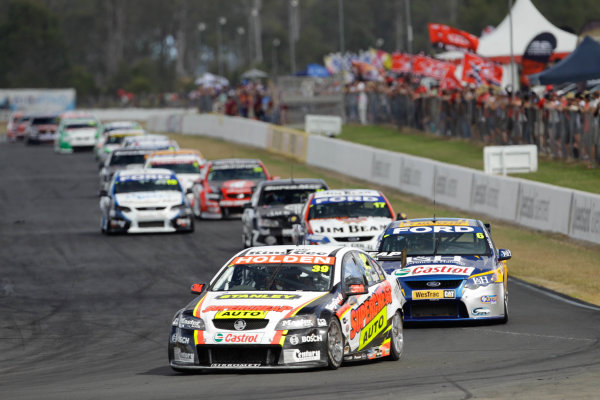 The City of Ipswich 300
Queensland Raceway, Ipswich, Australia.
14th - 16th May 2010.
Car 39, Holden Commodore VE, Paul Morris Motorsport, Russell Ingall, Supercheap Auto Racing.
World Copyright: Mark Horsburgh/LAT Photographic
ref: 39-Ingall-EV05-10-4379