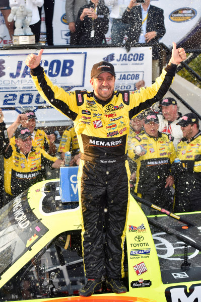 12-13 May, 2016, Dover, Delaware USA
Matt Crafton celebrates his win in Victory Lane
? 2016, Nigel Kinrade
LAT Photo USA 12-13 May, 2016, Dover, Delaware USA
Matt Crafton celebrates his win in Victory Lane
? 2016, Nigel Kinrade
LAT Photo USA