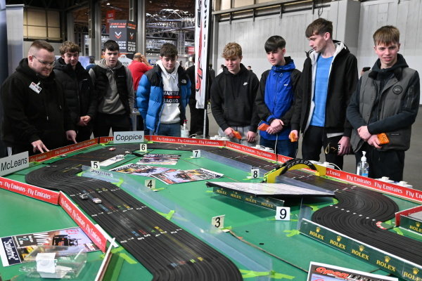 A look at the cars and stands on display at the Autosport International Show