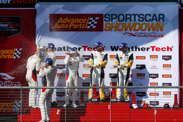 IMSA WeatherTech SportsCar Championship
Advance Auto Parts SportsCar Showdown
Circuit of The Americas, Austin, TX USA
Saturday 6 May 2017
IMSA WeatherTech Advance Auto Parts SportsCar Showdown, GTLM Podium, 3, Chevrolet, Corvette C7.R, GTLM, Antonio Garcia, Jan Magnussen, 25, BMW, BMW M6, Bill Auberlen, Alexander Sims, 24, John Edwards, Martin Tomczyk
World Copyright: Jake Galstad
LAT Images
ref: Digital Image galstad-COTA-0417-50150