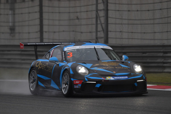 Michael S. (INA) OpenRoad Racing at Porsche Carrera Cup Asia, Shanghai, China, 13-15 April 2018.