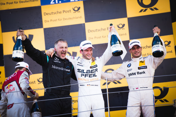 2017 DTM Round 5
Moscow Raceway, Moscow, Russia
Sunday 23 July 2017.
Podium: Maro Engel, Mercedes-AMG Team HWA, Mercedes-AMG C63 DTM and Bruno Spengler, BMW Team RBM, BMW M4 DTM
World Copyright: Evgeniy Safronov/LAT Images
ref: Digital Image SafronovEvgeniy_2017_DTM_MRW_San-201 2017 DTM Round 5
Moscow Raceway, Moscow, Russia
Sunday 23 July 2017.
Podium: Maro Engel, Mercedes-AMG Team HWA, Mercedes-AMG C63 DTM and Bruno Spengler, BMW Team RBM, BMW M4 DTM
World Copyright: Evgeniy Safronov/LAT Images
ref: Digital Image SafronovEvgeniy_2017_DTM_MRW_San-201