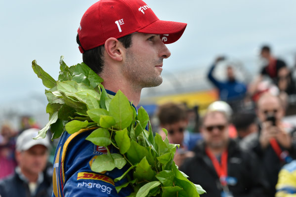 Verizon IndyCar Series
IndyCar Grand Prix at the Glen
Watkins Glen International, Watkins Glen, NY USA
Sunday 3 September 2017
Alexander Rossi, Curb Andretti Herta Autosport with Curb-Agajanian Honda celebrates the win in victory lane.
World Copyright: Scott R LePage
LAT Images
ref: Digital Image lepage-170903-wg-7954 Verizon IndyCar Series
IndyCar Grand Prix at the Glen
Watkins Glen International, Watkins Glen, NY USA
Sunday 3 September 2017
Alexander Rossi, Curb Andretti Herta Autosport with Curb-Agajanian Honda celebrates the win in victory lane.
World Copyright: Scott R LePage
LAT Images
ref: Digital Image lepage-170903-wg-7954