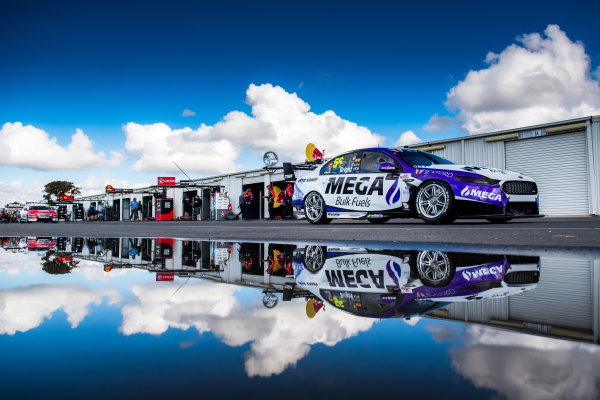 2017 Supercars Championship Round 5. 
Winton SuperSprint, Winton Raceway, Victoria, Australia.
Friday May 19th to Sunday May 21st 2017.
Jason Bright drives the #56 MEGA Racing Ford Falcon FG-X.
World Copyright: Daniel Kalisz/LAT Images
Ref: Digital Image 200517_VASCR5_DKIMG_5202.NEF