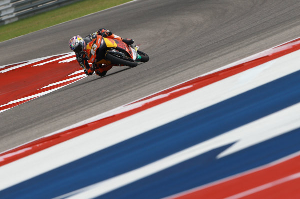 2017 Moto3 Championship - Round 3
Circuit of the Americas, Austin, Texas, USA
Friday 21 April 2017
Niccolo Antonelli, Red Bull KTM Ajo
World Copyright: Gold and Goose Photography/LAT Images
ref: Digital Image Moto3-500-1499