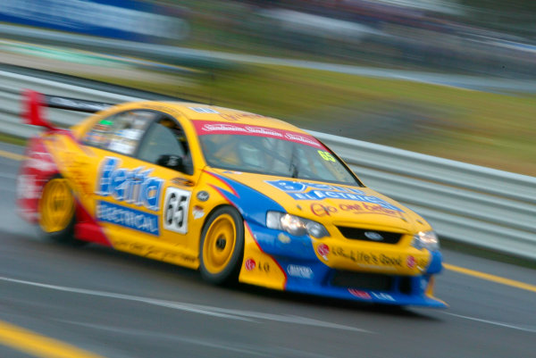 2003 Australian V8 Supercars, Round 9, Sandown, 14th September 2003.
FORD Falcon BA drivers Paul Radisich and Riickard Rydell in action during the Betta Electrical 500 held at Melbournes Sandown International Raceway today.
Photo: Mark Horsburgh/LAT Photographic 2003 Australian V8 Supercars, Round 9, Sandown, 14th September 2003.
FORD Falcon BA drivers Paul Radisich and Riickard Rydell in action during the Betta Electrical 500 held at Melbournes Sandown International Raceway today.
Photo: Mark Horsburgh/LAT Photographic