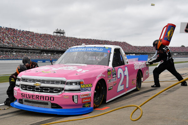 NASCAR Camping World Truck Series
Fred's 250
Talladega Superspeedway
Talladega, AL USA
Saturday 14 October 2017
Johnny Sauter, Allegiant Travel Chevrolet Silverado
World Copyright: Rusty Jarrett
LAT Images NASCAR Camping World Truck Series
Fred's 250
Talladega Superspeedway
Talladega, AL USA
Saturday 14 October 2017
Johnny Sauter, Allegiant Travel Chevrolet Silverado
World Copyright: Rusty Jarrett
LAT Images