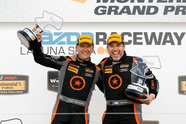 IMSA Continental Tire SportsCar Challenge
Mazda Raceway Laguna Seca 240
Mazda Raceway Laguna Seca
Monterey, CA USA
Saturday 23 September 2017
75, Audi, Audi S3, ST, Roy Block, Pierre Kleinubing, podium
World Copyright: YOUR NAME HERE
LAT Images