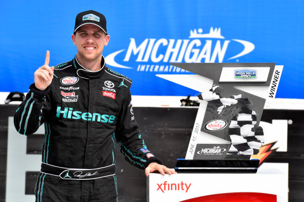 NASCAR XFINITY Series
Irish Hills 250
Michigan International Speedway, Brooklyn, MI USA
Saturday 17 June 2017
Denny Hamlin, Hisense Toyota Camry celebrates his win in Victory Lane
World Copyright: Nigel Kinrade
LAT Images NASCAR XFINITY Series
Irish Hills 250
Michigan International Speedway, Brooklyn, MI USA
Saturday 17 June 2017
Denny Hamlin, Hisense Toyota Camry celebrates his win in Victory Lane
World Copyright: Nigel Kinrade
LAT Images