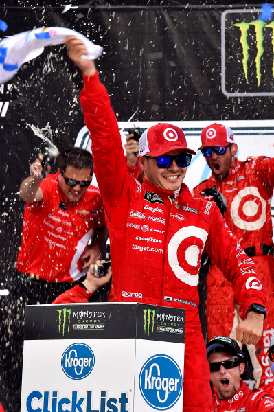 Monster Energy NASCAR Cup Series
Pure Michigan 400
Michigan International Speedway, Brooklyn, MI USA
Sunday 13 August 2017
Kyle Larson, Chip Ganassi Racing, Target Chevrolet SS wins
World Copyright: Rusty Jarrett
LAT Images