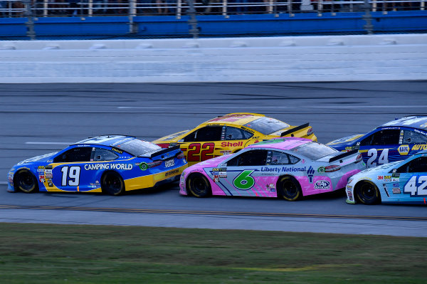 Monster Energy NASCAR Cup Series
Alabama 500
Talladega Superspeedway
Talladega, AL USA
Sunday 15 October 2017
Daniel Suarez, Joe Gibbs Racing, Camping World Toyota Camry, Joey Logano, Team Penske, Shell Pennzoil Ford Fusion, Trevor Bayne, Roush Fenway Racing, Liberty National Ford Fusion
World Copyright: Rusty Jarrett
LAT Images