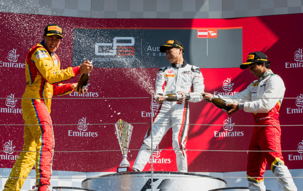 2017 GP3 Series Round 2.
Red Bull Ring, Spielberg, Austria.
Sunday 9 July 2017.
Giuliano Alesi (FRA, Trident), Raoul Hyman (RSA, Campos Racing) and Nirei Fukuzumi (JPN, ART Grand Prix).
Photo: Zak Mauger/GP3 Series Media Service.
ref: Digital Image _54I9699 2017 GP3 Series Round 2.
Red Bull Ring, Spielberg, Austria.
Sunday 9 July 2017.
Giuliano Alesi (FRA, Trident), Raoul Hyman (RSA, Campos Racing) and Nirei Fukuzumi (JPN, ART Grand Prix).
Photo: Zak Mauger/GP3 Series Media Service.
ref: Digital Image _54I9699