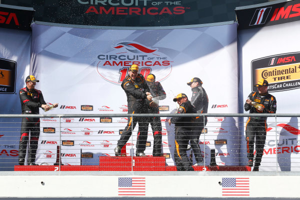 IMSA WeatherTech SportsCar Championship
Advance Auto Parts SportsCar Showdown
Circuit of The Americas, Austin, TX USA
Friday 5 May 2017
56, Porsche, Porsche Cayman, ST, Jeff Mosing, Eric Foss, 17, Spencer Pumpelly, Nick Galante, 75, Audi, Audi S3, Roy Block, Pierre Kleinubing, podium
World Copyright: Phillip Abbott
LAT Images
ref: Digital Image abbott_COTA_0517_7824