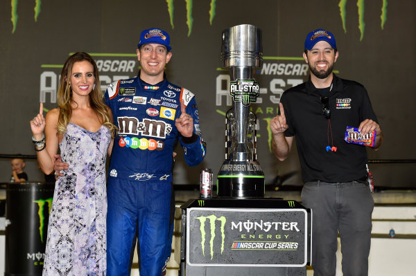 Monster Energy NASCAR Cup Series
Monster Energy NASCAR All-Star Race
Charlotte Motor Speedway, Concord, NC USA
Saturday 20 May 2017
Kyle Busch, Joe Gibbs Racing, M&M's Caramel Toyota Camry celebrates his win in Victory Lane
World Copyright: Nigel Kinrade
LAT Images
ref: Digital Image 17CLT1nk07416 Monster Energy NASCAR Cup Series
Monster Energy NASCAR All-Star Race
Charlotte Motor Speedway, Concord, NC USA
Saturday 20 May 2017
Kyle Busch, Joe Gibbs Racing, M&M's Caramel Toyota Camry celebrates his win in Victory Lane
World Copyright: Nigel Kinrade
LAT Images
ref: Digital Image 17CLT1nk07416