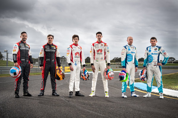 2017 Supercars Championship Round 10. 
Sandown 500, Sandown Raceway, Springvale, Victoria, Australia.
Thursday 14th September to Sunday 17th September 2017.
Ash Walsh, Brad Jones Racing Holden, Tim Slade, Brad Jones Racing Holden, Macauley Jones, Brad Jones Racing Holden, Nick Percat, Brad Jones Racing Holden, Tim Blanchard, Brad Jones Racing Holden, Todd Hazelwood, Brad Jones Racing Holden. 
World Copyright: Daniel Kalisz/LAT Images
Ref: Digital Image 140917_VASCR10_DKIMG_0474.jpg