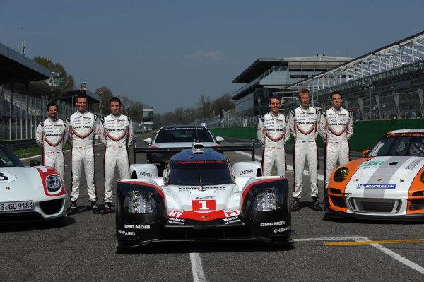 2017 FIA World Endurance Championship,
31st March - 2nd April, 2017, Monza Prologue,
1 Neel Jani (CHE) \ Andr? Lotterer (DEU) \ NickTandy (GBR) - PORSCHE LMP TEAM - Porsche 919 Hybrid
2 Timo Bernhard (DEU) \ Earl Bamber (NZL) \ Brendon Hartley (NZL) - PORSCHE LMP TEAM ? Porsche 919 Hybrid
World Copyright: JEP/LAT Images. 