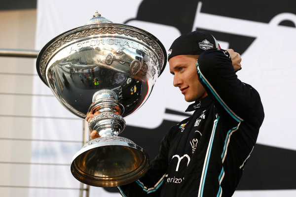 Verizon IndyCar Series
GoPro Grand Prix of Sonoma
Sonoma Raceway, Sonoma, CA USA
Sunday 17 September 2017
Josef Newgarden, Team Penske Chevrolet celebrates with the Astor Cup on the podium
World Copyright: Phillip Abbott
LAT Images
ref: Digital Image abbott_sonoma_0917_10400 Verizon IndyCar Series
GoPro Grand Prix of Sonoma
Sonoma Raceway, Sonoma, CA USA
Sunday 17 September 2017
Josef Newgarden, Team Penske Chevrolet celebrates with the Astor Cup on the podium
World Copyright: Phillip Abbott
LAT Images
ref: Digital Image abbott_sonoma_0917_10400