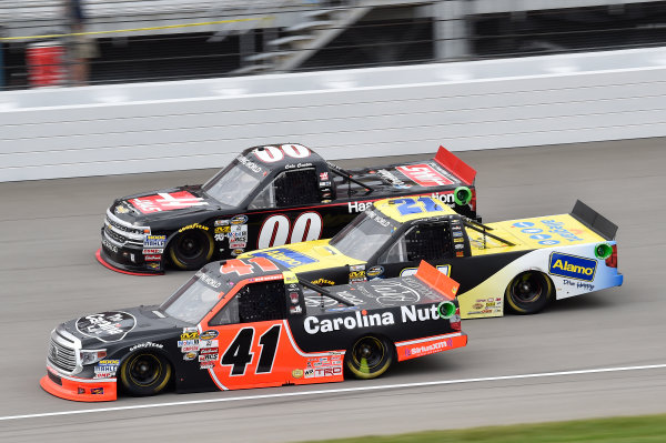 26-27 August, 2016, Brooklyn, Michigan USA
Ben Rhodes (41), Cole Custer (00), Johnny Sauter (21)
?2016, John Harrelson / LAT Photo USA 26-27 August, 2016, Brooklyn, Michigan USA
Ben Rhodes (41), Cole Custer (00), Johnny Sauter (21)
?2016, John Harrelson / LAT Photo USA