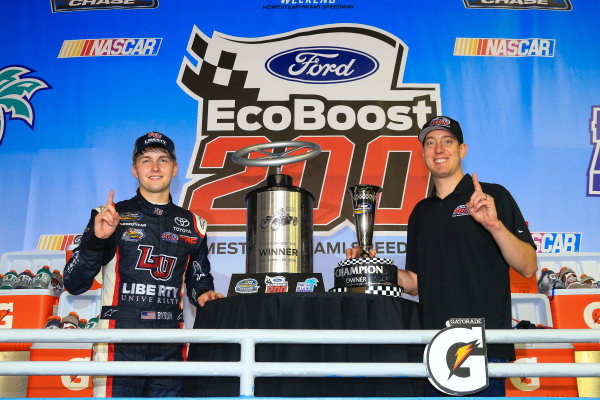 18 November, 2016, Homestead, Florida USA
William Byron wins Ford EcoBoost 200
©2016, Jim Fluharty / LAT Photo USA 18 November, 2016, Homestead, Florida USA
William Byron wins Ford EcoBoost 200
©2016, Jim Fluharty / LAT Photo USA