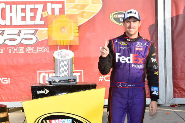 5-7 August, 2016, Watkins Glen, New York USA
Denny Hamlin, FedEx Freight Toyota Camry (11), celebrates in victory lane.
©2016, JohnHarrelson / LAT Photo USA 5-7 August, 2016, Watkins Glen, New York USA
Denny Hamlin, FedEx Freight Toyota Camry (11), celebrates in victory lane.
©2016, JohnHarrelson / LAT Photo USA