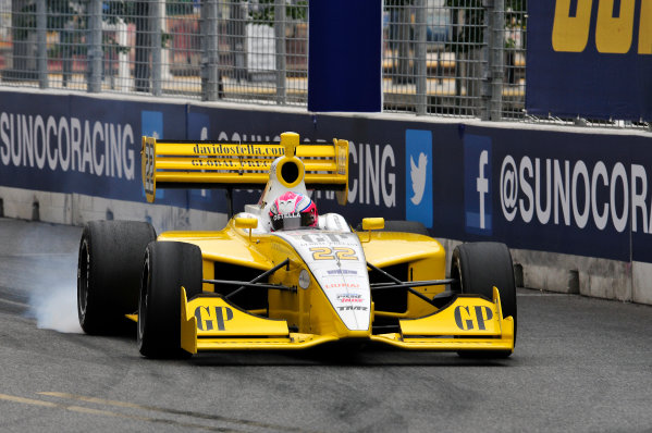 31 August - 2 September, 2012, Baltimore, Maryland USA
David Ostella locks up the brakes
(c)2012, Gregg Feistman
LAT Photo USA