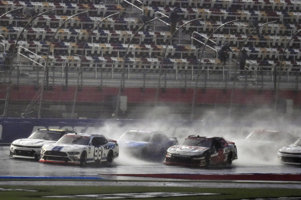 #16: A.J. Allmendinger, Kaulig Racing, Chevrolet Camaro Ellsworth Advisors and #98: Chase Briscoe, Stewart-Haas Racing, Ford Mustang Ford Performance Racing School #16: A.J. Allmendinger, Kaulig Racing, Chevrolet Camaro Ellsworth Advisors and #98: Chase Briscoe, Stewart-Haas Racing, Ford Mustang Ford Performance Racing School