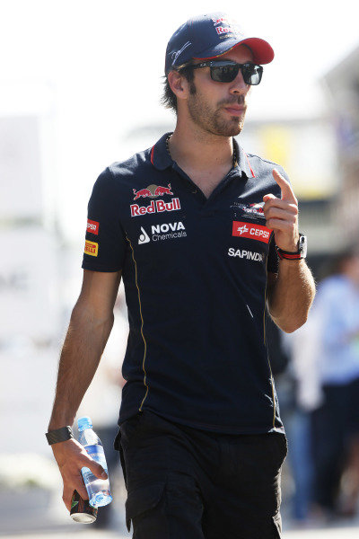 Circuit de Catalunya, Barcelona, Spain.
Friday 9 May 2014.
Jean-Eric Vergne, Toro Rosso.
World Copyright: Charles Coates/LAT Photographic.
ref: Digital Image _N7T8384 Circuit de Catalunya, Barcelona, Spain.
Friday 9 May 2014.
Jean-Eric Vergne, Toro Rosso.
World Copyright: Charles Coates/LAT Photographic.
ref: Digital Image _N7T8384