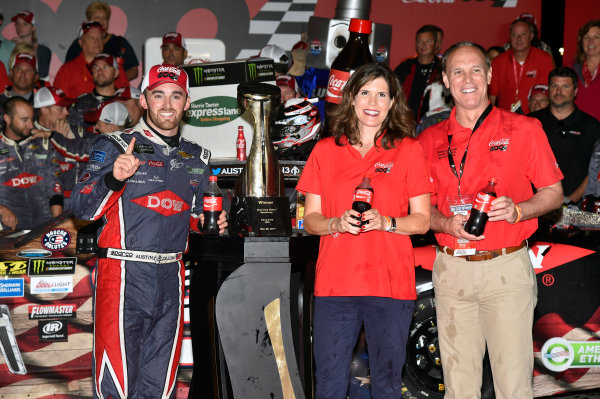Monster Energy NASCAR Cup Series
Coca-Cola 600
Charlotte Motor Speedway, Concord, NC USA
Monday 29 May 2017
Austin Dillon, Richard Childress Racing, Dow Salutes Veterans Chevrolet SS celebrates his win in Victory Lane
World Copyright: Nigel Kinrade
LAT Images
ref: Digital Image 17CLT2nk10512 Monster Energy NASCAR Cup Series
Coca-Cola 600
Charlotte Motor Speedway, Concord, NC USA
Monday 29 May 2017
Austin Dillon, Richard Childress Racing, Dow Salutes Veterans Chevrolet SS celebrates his win in Victory Lane
World Copyright: Nigel Kinrade
LAT Images
ref: Digital Image 17CLT2nk10512