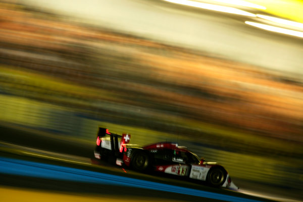 Circuit de La Sarthe, Le Mans, France. 6th - 13th June 2010.
Andrea Bellichi / Jean-Christophe Boullion / Guy Smith, Rebellion Racing, No
13 Lola-Judd B10/60. 
Action. 
World Copyright: Drew Gibson/LAT Photographic
Digital Image _Y8P4915