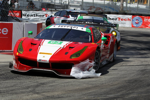 2017 IMSA WeatherTech SportsCar Championship
BUBBA burger Sports Car Grand Prix at Long Beach
Streets of Long Beach, CA USA
Saturday 8 April 2017
63, Ferrari, Ferrari 488 GT3, GTD, Alessandro Balzan, Christina Nielsen
World Copyright: Leland Hill/LAT Images
ref: Digital Image Hill-0407_IMSA_0026