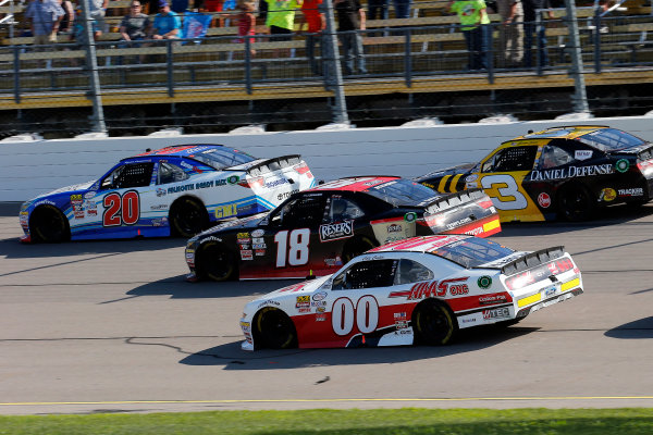 NASCAR XFINITY Series
U.S. Cellular 250
Iowa Speedway, Newton, IA USA
Saturday 29 July 2017
Ryan Preece, MoHawk Northeast Inc. Toyota Camry, Kyle Benjamin, Reser's Toyota Camry, Cole Custer, Haas Automation Ford Mustang and Brian Scott, Daniel Defense Chevrolet Camaro
World Copyright: Russell LaBounty
LAT Images