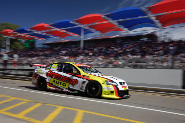 Clipsal 500, Adelaide Street Circuit.
Australia. 19th - 22nd March 2009
Russell Ingall of Paul Morris Motorsport during the Clipsal 500, Event 01 of the Australian V8 Supercar Championship Series at the Adelaide Street Circuit, Adelaide, South Australia, March 20, 2009.
World Copyright: Mark Horsburgh/LAT Photographic
ref: Digital Image V8_Clipsal500_092360