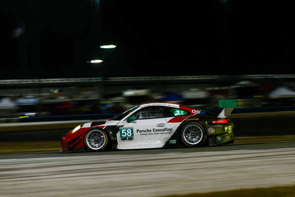 IMSA WeatherTech SportsCar Championship
Rolex 24 Hours
Daytona Beach, Florida, USA
Sunday 28 January 2018
#58 Wright Motorsports Porsche 911 GT3 R, GTD: Patrick Long, Christina Nielsen, Robert Renauer, Mathieu Jaminet
World Copyright: Jake Galstad
LAT Images

ref: Digital Image galstad-DIS-ROLEX-0118-308277