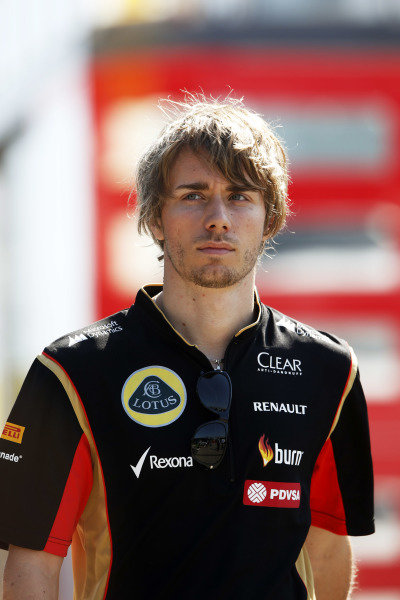 Circuit de Catalunya, Barcelona, Spain.
Friday 9 May 2014.
Charles Pic, Reserve Driver, Lotus F1 Team.
World Copyright: Charles Coates/LAT Photographic.
ref: Digital Image _N7T8334