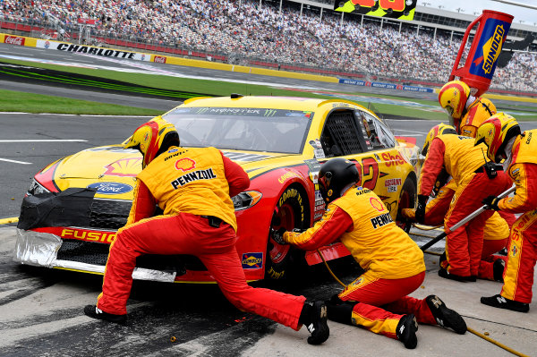 Monster Energy NASCAR Cup Series
Bank of America 500
Charlotte Motor Speedway, Concord, NC
Sunday 8 October 2017
Joey Logano, Team Penske, Shell Pennzoil Ford Fusion
World Copyright: Rusty Jarrett
LAT Images