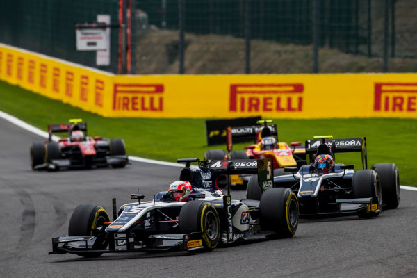 2017 FIA Formula 2 Round 8.
Spa-Francorchamps, Spa, Belgium.
Saturday 26 August 2017.
Luca Ghiotto (ITA, RUSSIAN TIME). 
Photo: Zak Mauger/FIA Formula 2.
ref: Digital Image _54I1777