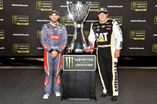 Monster Energy NASCAR Cup Series
Federated Auto Parts 400
Richmond Raceway, Richmond, VA USA
Saturday 9 September 2017
Austin Dillon, Richard Childress Racing, Chevrolet SS and Ryan Newman, Richard Childress Racing, Caterpillar Chevrolet SS
World Copyright: Nigel Kinrade
LAT Images Monster Energy NASCAR Cup Series
Federated Auto Parts 400
Richmond Raceway, Richmond, VA USA
Saturday 9 September 2017
Austin Dillon, Richard Childress Racing, Chevrolet SS and Ryan Newman, Richard Childress Racing, Caterpillar Chevrolet SS
World Copyright: Nigel Kinrade
LAT Images
