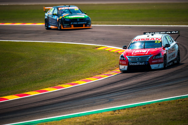 2017 Supercars Championship Round 6.
Darwin Triple Crown, Hidden Valley Raceway, Northern Territory, Australia.
Friday June 16th to Sunday June 18th 2017.
Michael Caruso drives the #23 Nissan Motorsport Nissan Altima.
World Copyright: Daniel Kalisz/LAT Images
Ref: Digital Image 160617_VASCR6_DKIMG_0213.JPG 2017 Supercars Championship Round 6.
Darwin Triple Crown, Hidden Valley Raceway, Northern Territory, Australia.
Friday June 16th to Sunday June 18th 2017.
Michael Caruso drives the #23 Nissan Motorsport Nissan Altima.
World Copyright: Daniel Kalisz/LAT Images
Ref: Digital Image 160617_VASCR6_DKIMG_0213.JPG