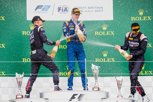 2017 FIA Formula 2 Round 6.
Silverstone, Northamptonshire, UK.
Sunday 16 July 2017.
Luca Ghiotto (ITA, RUSSIAN TIME), Nicholas Latifi (CAN, DAMS), Artem Markelov (RUS, RUSSIAN TIME).
Photo: Zak Mauger/FIA Formula 2.
ref: Digital Image _56I0792 2017 FIA Formula 2 Round 6.
Silverstone, Northamptonshire, UK.
Sunday 16 July 2017.
Luca Ghiotto (ITA, RUSSIAN TIME), Nicholas Latifi (CAN, DAMS), Artem Markelov (RUS, RUSSIAN TIME).
Photo: Zak Mauger/FIA Formula 2.
ref: Digital Image _56I0792