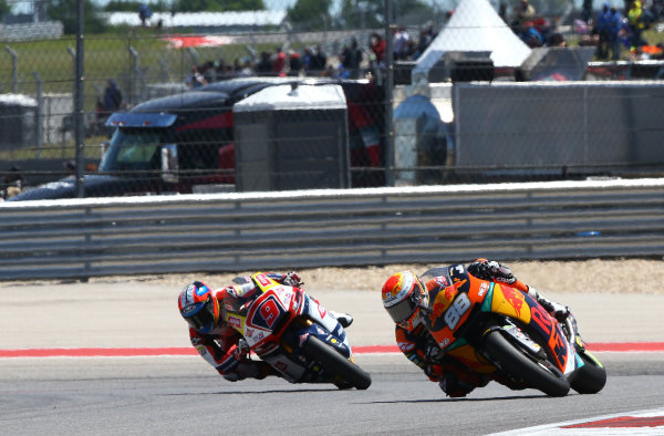 2017 Moto2 Championship - Round 3
Circuit of the Americas, Austin, Texas, USA
Sunday 23 April 2017
Ricard Cardus, Red Bull KTM Ajo, Jorge Navarro, Federal Oil Gresini Moto2
World Copyright: Gold and Goose Photography/LAT Images
ref: Digital Image Moto2-R-500-2896 2017 Moto2 Championship - Round 3
Circuit of the Americas, Austin, Texas, USA
Sunday 23 April 2017
Ricard Cardus, Red Bull KTM Ajo, Jorge Navarro, Federal Oil Gresini Moto2
World Copyright: Gold and Goose Photography/LAT Images
ref: Digital Image Moto2-R-500-2896