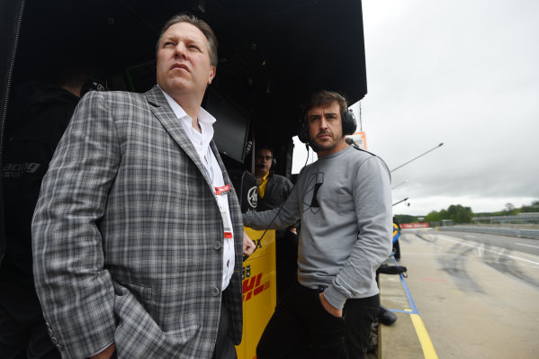 2017 Verizon IndyCar Series
Honda Indy Grand Prix of Alabama
Barber Motorsports Park, Birmingham, AL USA
Sunday 23 April 2017
Zak Brown, McLaren CEO, Fernando Alonso
World Copyright: Rainier Ehrhardt/LAT Images
ref: Digital Image 20170423indycar-bhm-RAE-2764 2017 Verizon IndyCar Series
Honda Indy Grand Prix of Alabama
Barber Motorsports Park, Birmingham, AL USA
Sunday 23 April 2017
Zak Brown, McLaren CEO, Fernando Alonso
World Copyright: Rainier Ehrhardt/LAT Images
ref: Digital Image 20170423indycar-bhm-RAE-2764