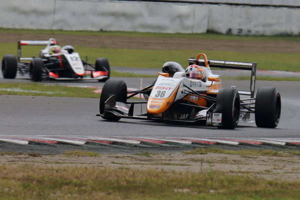 2017 Japanese Formula 3 Championship
Sugo, Japan. 23rd - 24th September 2017. Rd 19 & 20.
Rd 20 3rd position Ritomo Miyata ( #36 Corolla Chukyo Kuo TOM?S F314 ) action
World Copyright: Yasushi Ishihara / LAT Images.
Ref: 2017_JF3_R19&20_021